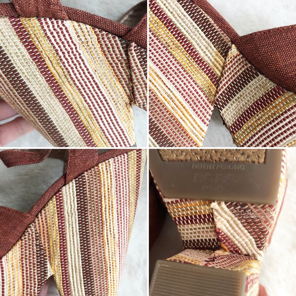 4/$20 🌴 BC BG Paris Edanai Platform Wedge Sandals - Picture 8 of 8